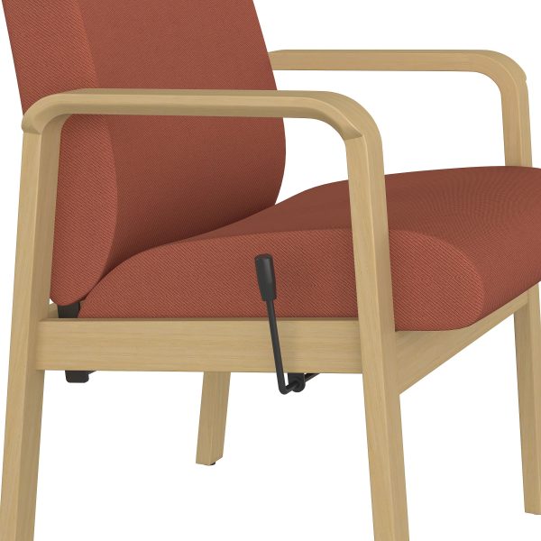 ZETA - High back reclining chair - detail (art. 1117)