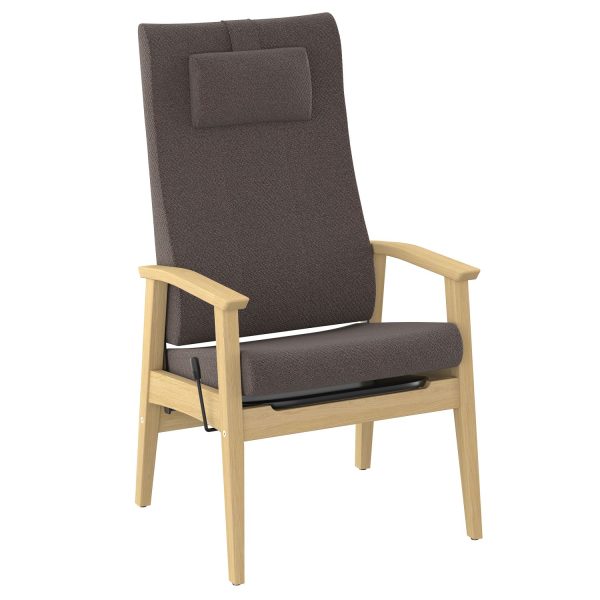 NEXUS - Chair high back, stepless adjustment of back, neck rest (art. 1165)