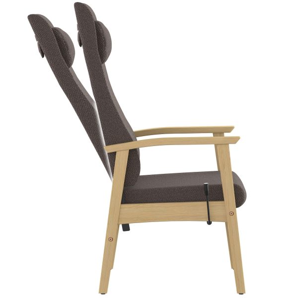 NEXUS - Chair high back, stepless adjustment of back, neck rest - visual presentation (art. 1165)