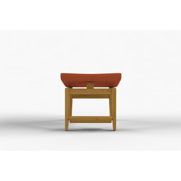 NEXUS - Stool with adjustable cushion and moveable foot rest
