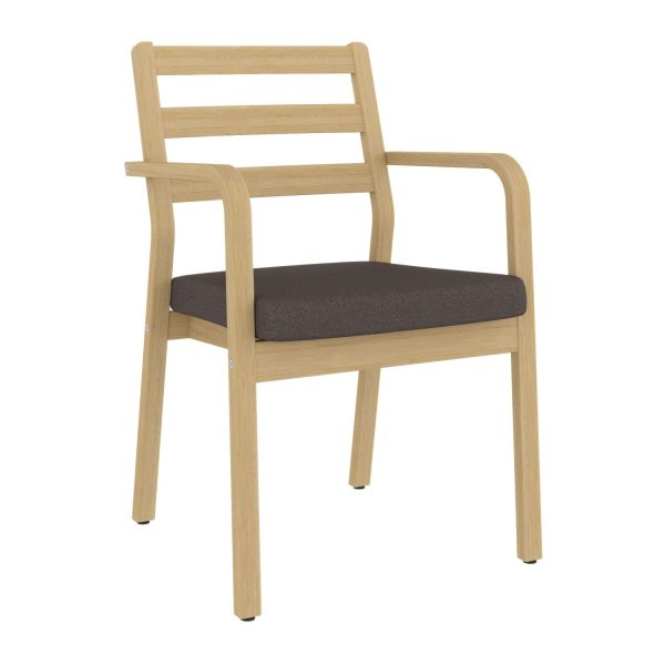 ZETA - dining chair with armrest, back with bars (art. 2087)