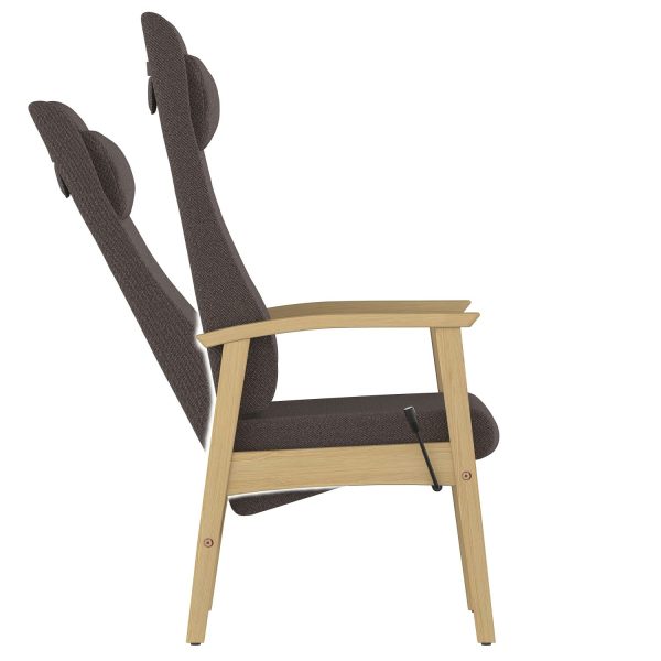NEXUS - Chair high back, tilt mechanism, neck rest - visual presentation (art. 2633)