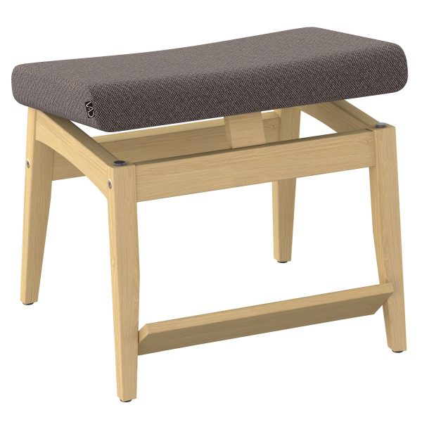 NEXUS - Stool with adjustable cushion and moveable foot rest (art. 2661)