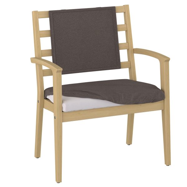 NEXUS - Max dining chair with armrest, bars in back, back pillow, removeable seat cover (art. 2755)