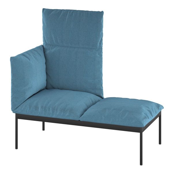 DARWIN - 2-seater one high back and one back (art. 3223)