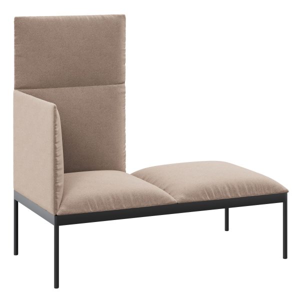DARWIN - 2-seater one high back and one back (art. 3223)