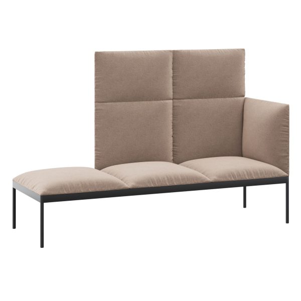 DARWIN - 3-seater two high backs and one back (art. 3272)