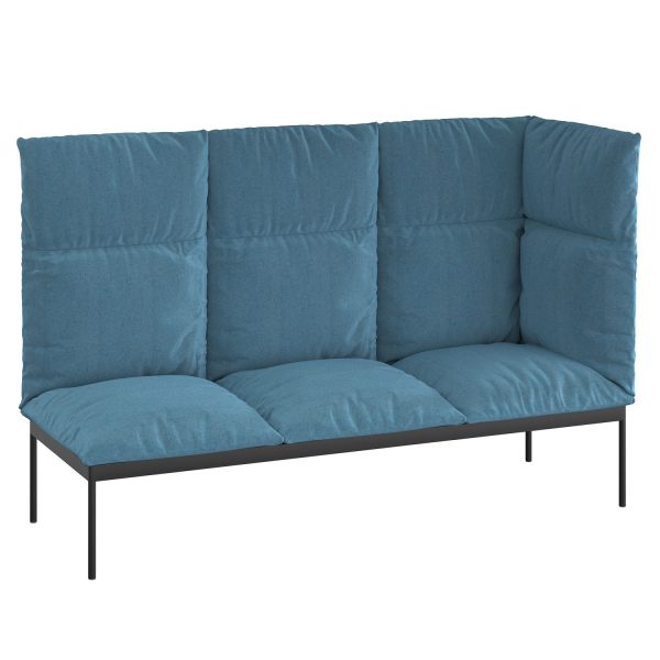 DARWIN - 3-seater four high backs (art. 3291)