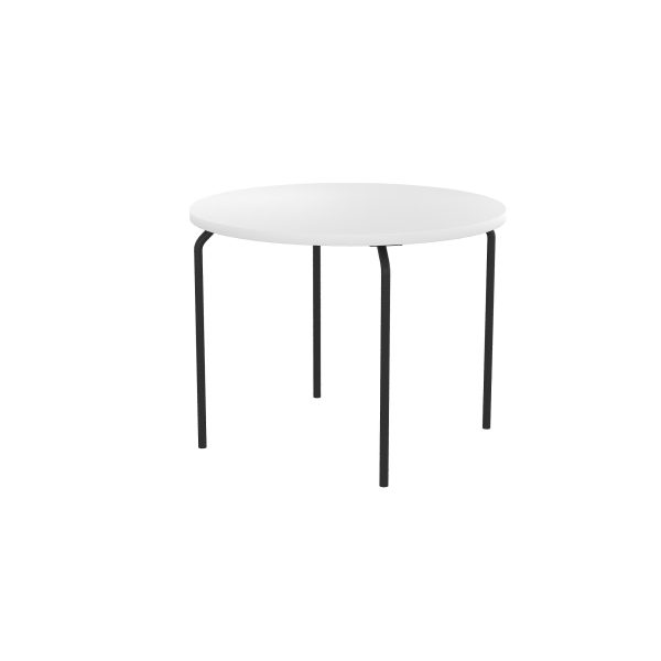 PIVOT - Table, H53, round Ø68 cm, with tube legs