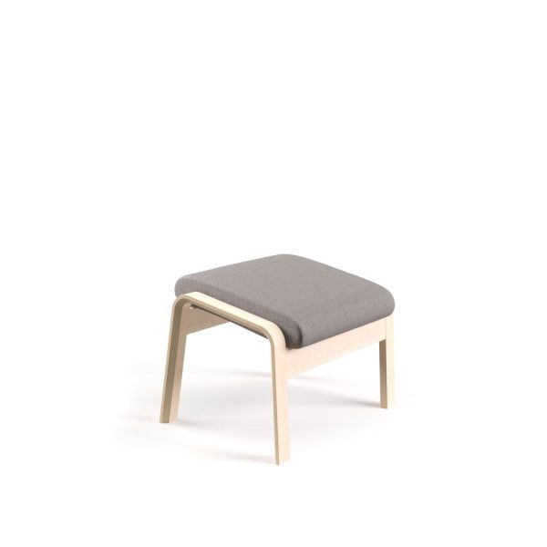 ZETA - Footstool, fixed, birch (art. 3693)