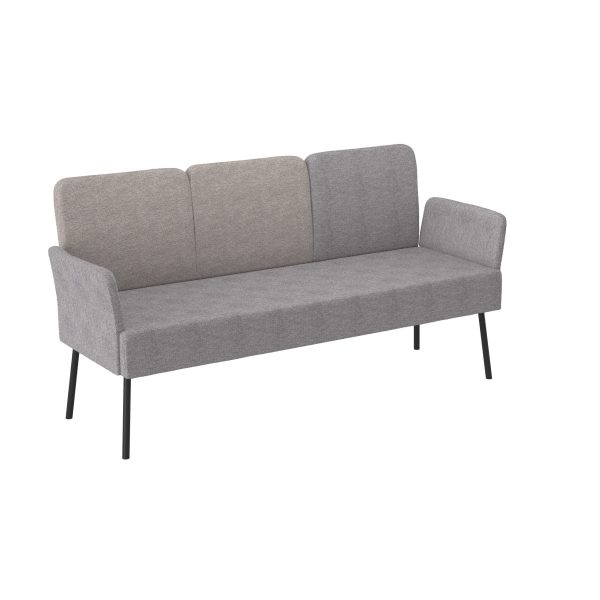 MEET - 3-seater with armrest