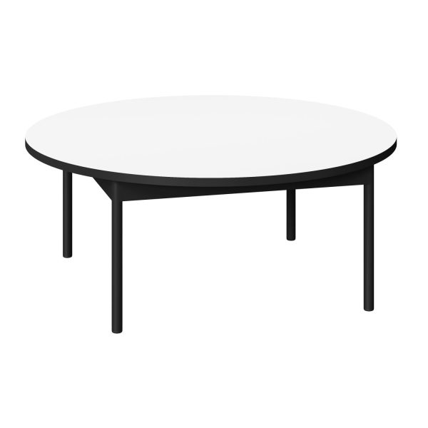 DARWIN - Table H36, Ø90 cm, white table top (art. 3779)