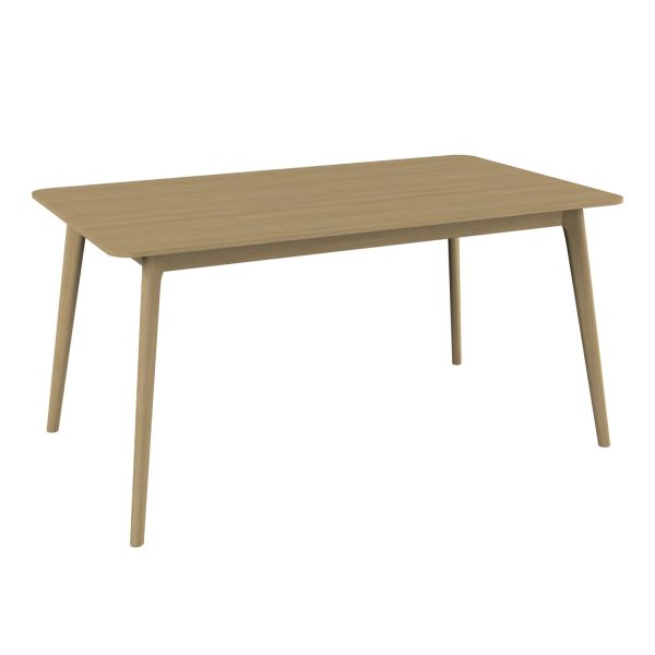 ALMA - Bord H60, 120x70 cm, eik, eik bordplate (art. 4107)