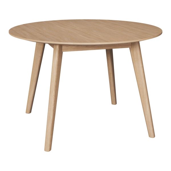ALMA - Table H60, Ø90 cm, oak, oak table top (art. 4139)