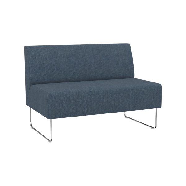 PIVOT GAP - 2-seater with gap without armrest with bolt legs