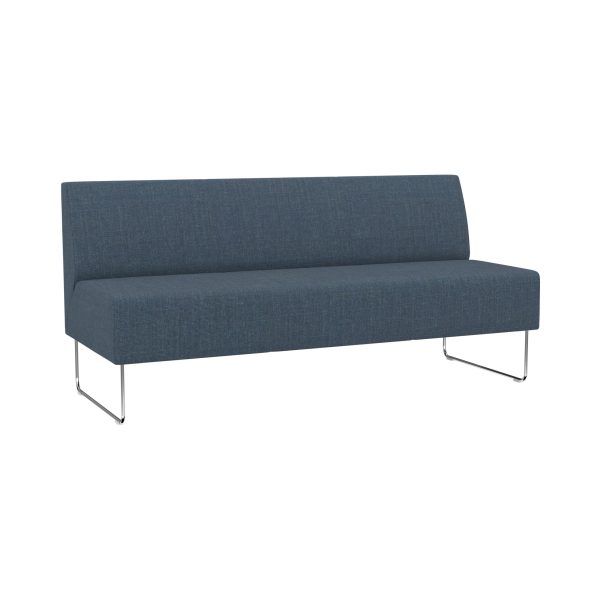 PIVOT GAP - 3-seater with gap without armrest with bolt legs
