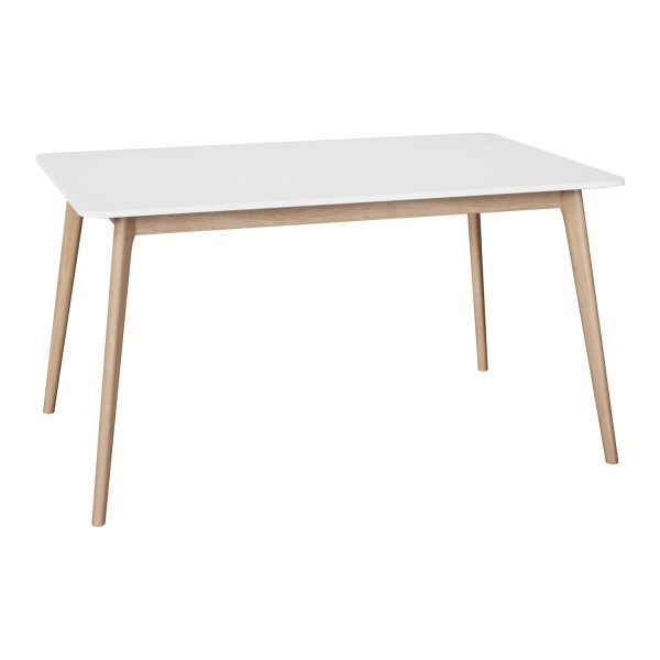ALMA - Table H75, 140x90 cm, oak, white table top (art. 4284)