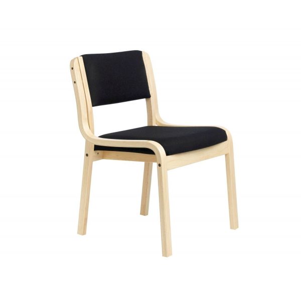 BANKETT - Stackable chair without armrest