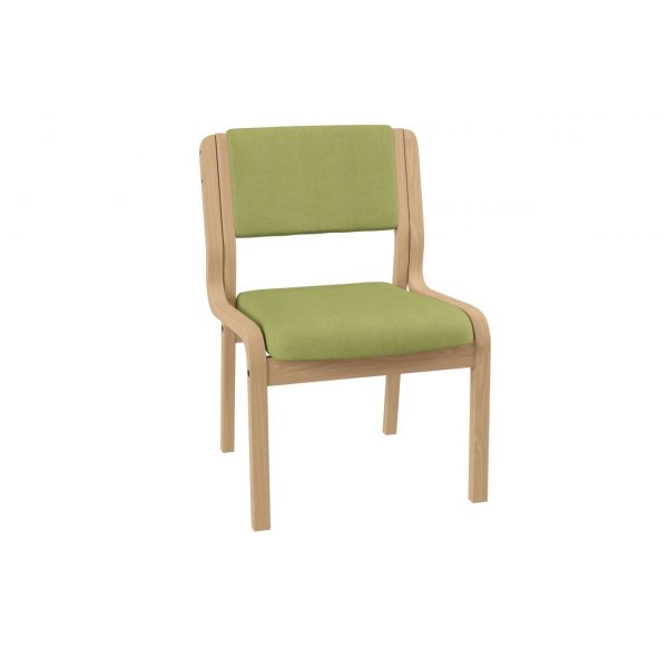 BANKETT - Stackable chair without armrest