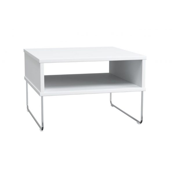 PIVOT - Cube table, H43,5, 65x65 cm, with bolt legs