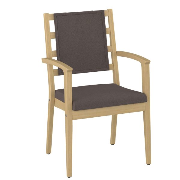 NEXUS - Dining chair with armrest, full back (art. 1723)