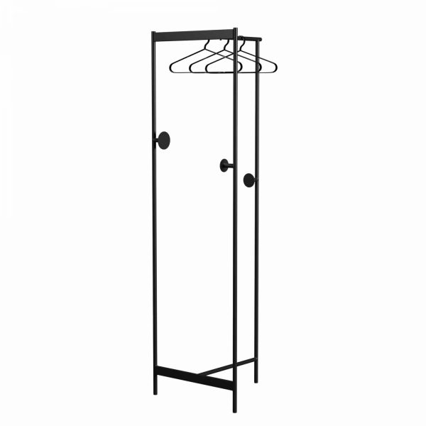 DAPPLE - Coat stand, black powder paint