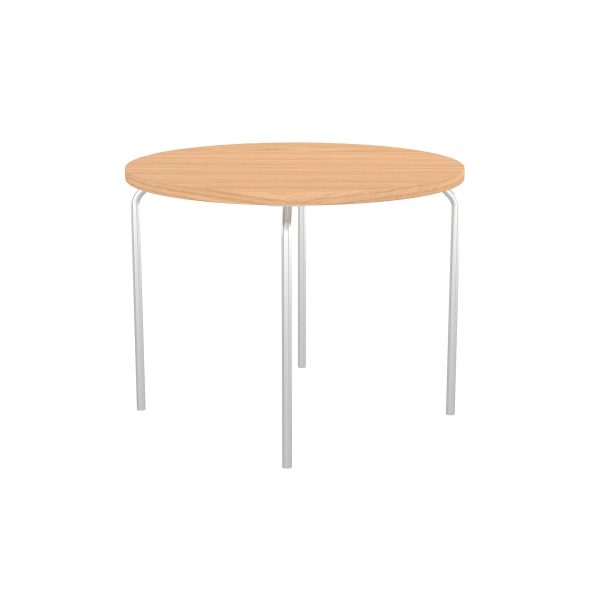 PIVOT - Table, H53, round Ø68 cm, with tube legs