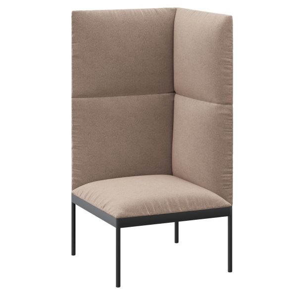 DARWIN - 1-seater two high backs (art. 3204)