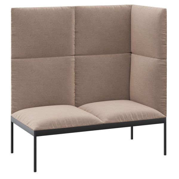 DARWIN - 2-seater three high backs (art. 3238)