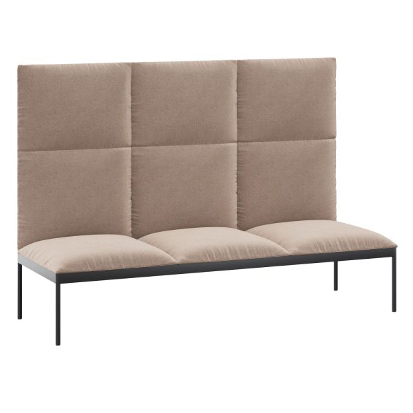 DARWIN - 3-seater three high backs (art. 3282)