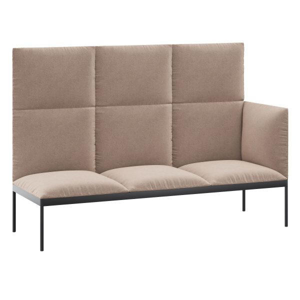 DARWIN - 3-seater three high backs and one back (art. 3285)