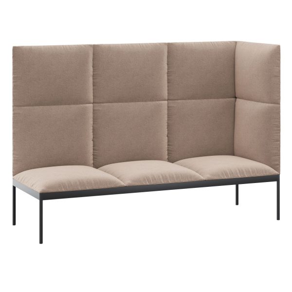 DARWIN - 3-seater four high backs (art. 3291)