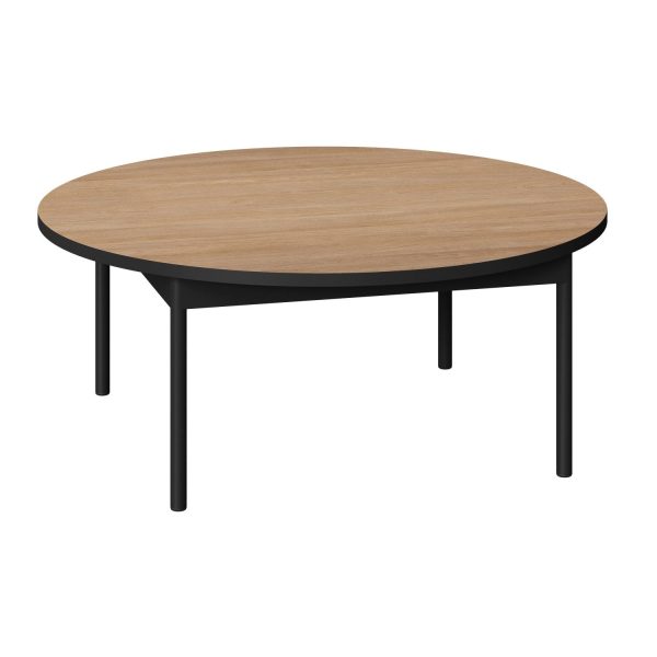 DARWIN - Table H36, Ø90 cm, oak table top (art. 3778)