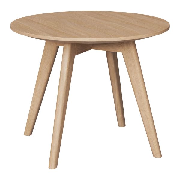 ALMA - Table H40, Ø50 cm, oak, oak table top (art. 3991)