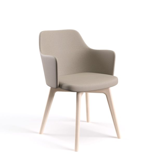 ALMA - Dining chair with armrest