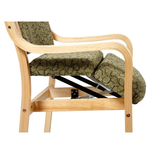 BANKETT - Multi stackable chair with armrest